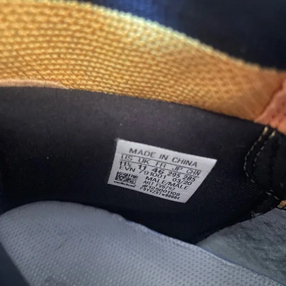 Adidas Terrex Free Hiker Parley - Black/White Speckled/Solar Gold - Picture 8 of 8